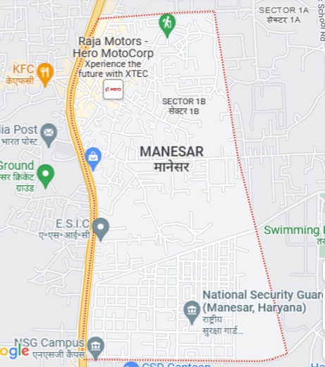 manesar-map
